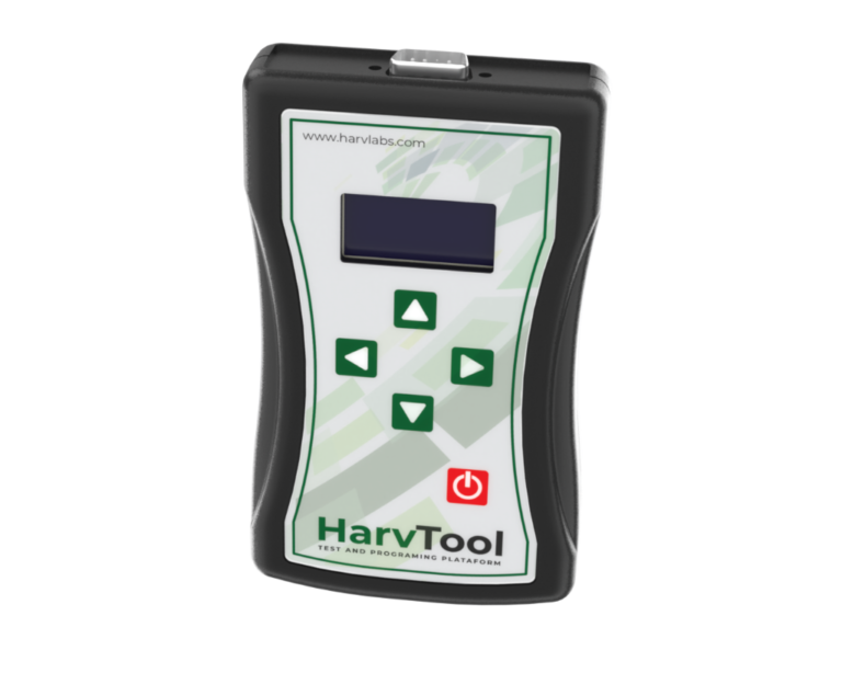 HarvTool — Ferramenta portátil de diagnóstico e programação para sensores HarvLabs