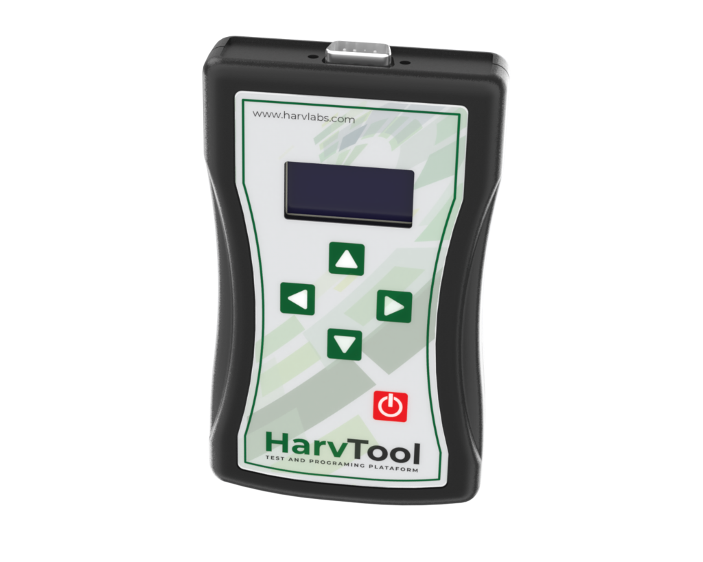 HarvTool — Ferramenta portátil de diagnóstico e programação para sensores HarvLabs